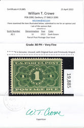 US Shanghai Overprints #JQ1 Mint\LH